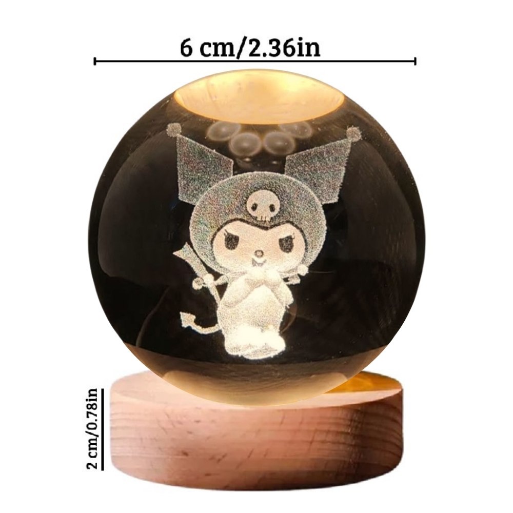 Lampara esfera Kuromi